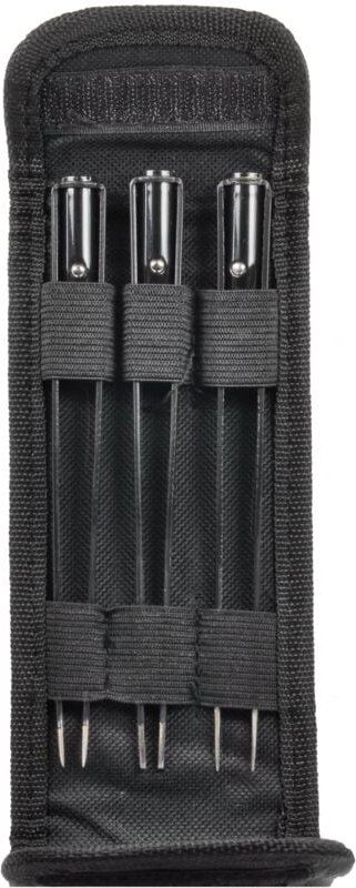 SW-Stahl Pinzettensatz 3-teilig mit LED Beleuchtung, S3129