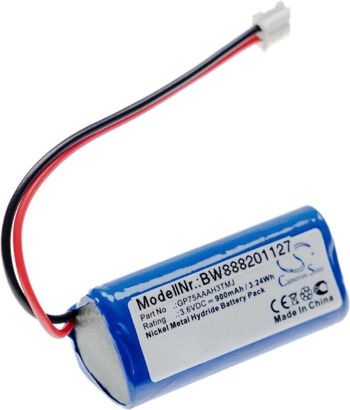 Vhbw - 1x Akku kompatibel mit Dentsply Ray-Pex 5, RayPex 5, Ray-Pex 5 Apex Medizintechnik (900 mAh, 3,6 v, NiMH)