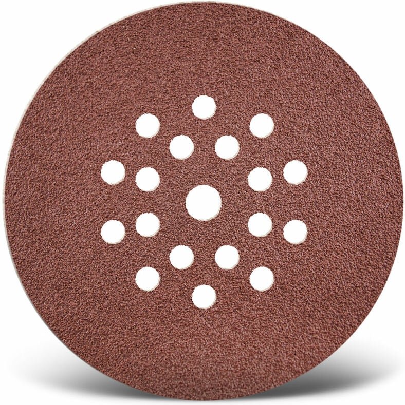 Red Klett-Schleifscheiben, 225 mm, 19-Loch, f. Trockenbauschleifer, Normalkorund (25 Stk.) K240 - Menzer