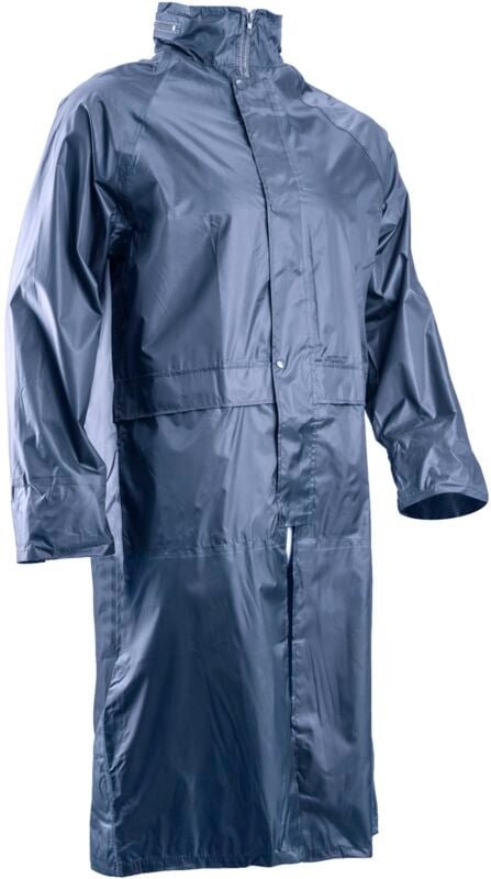 Satz von 20 - PVC-ABDECKUNG Arbeitermantel wasserdichter PVC-Mantel - Dunkelblau S - 40/42
