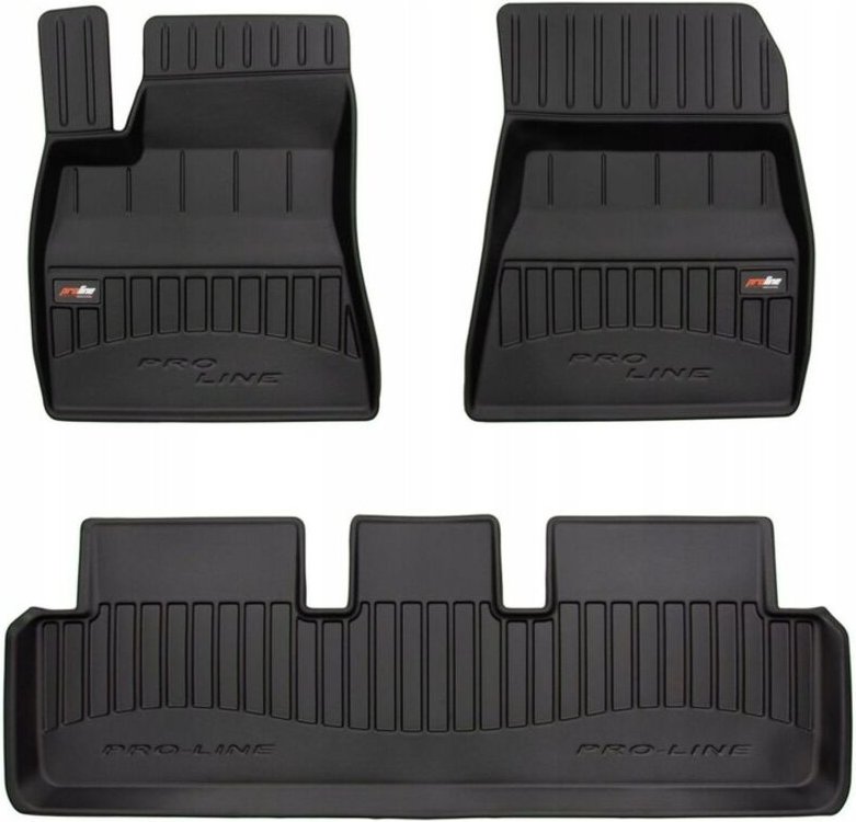 GUMMIMATTEN UND FUSSMATTEN TESLA 3 ab 2017 - 3D MULDE