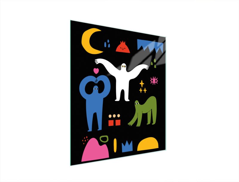 Glasschneidebrett 45x52 Märchen