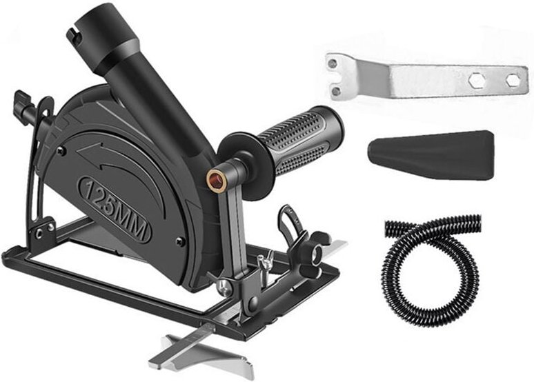 KIMISS Mehrzweck-Winkelschleifer-Schneidständer mit einstellbarem Schnittwinkel und staubfreiem Betrieb für Holz, Metall...