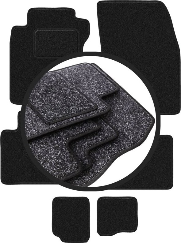 ANTHRA Autofußmatten für: Nissan X-Trail III T32 FL 7-Sitzer (2017-2021)