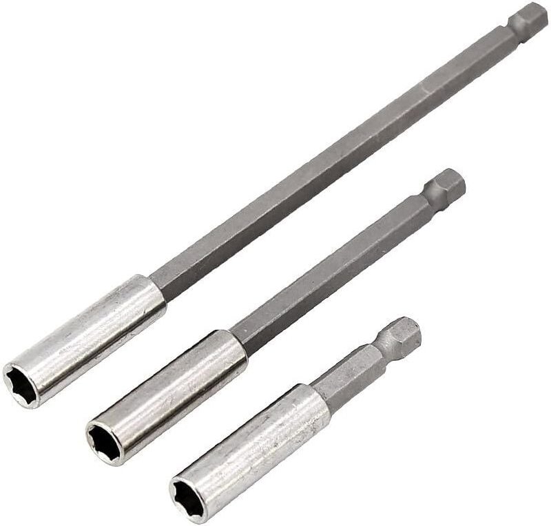 Ersandy - 1/4 Hex Bit Magnetische Bohrer Verlängerung Halter Bohrmaschine Ändern Verlängerung 6,35mm Hex Power Werkzeuge...