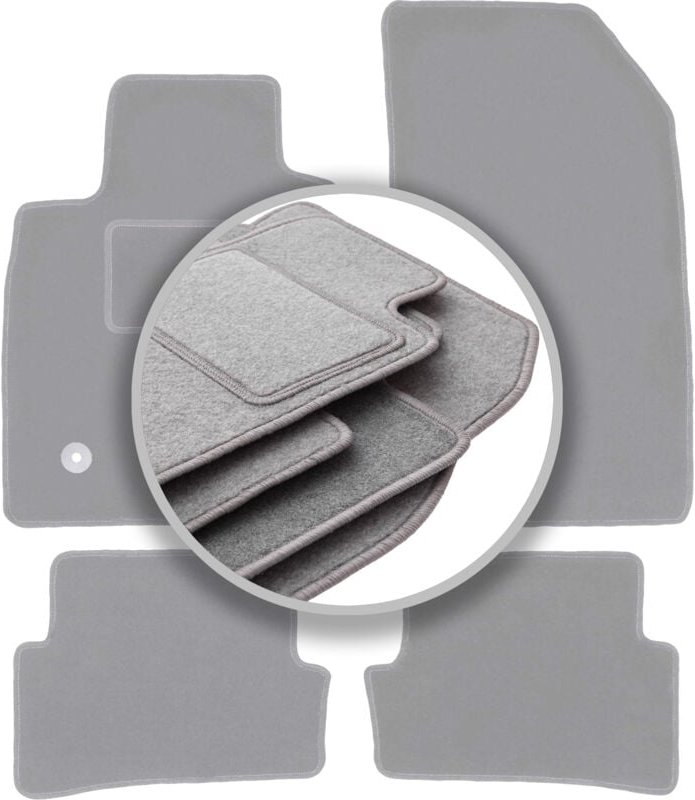 Fußmatten aschgrau für: Renault Clio IV Grandtour, Kombi, Schrägheck (2013-)