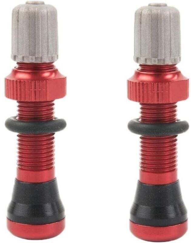 1 Paar 40 mm Tubeless-Luftventile für Tubeless-Fahrräder und mtb, universeller Schrader-Ventilschaft, 10 mm Basis - KZQ