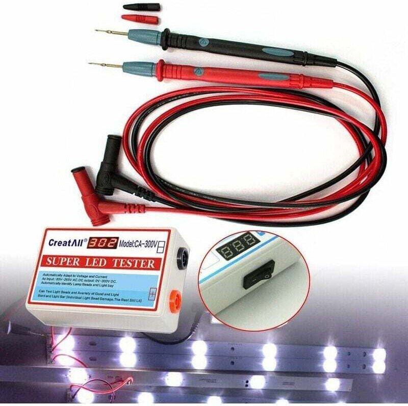 LCD-LED-TV-Hintergrundbeleuchtungstester, Strom- und Spannungseinstellung 0-300 V Ausgangswartungswerkzeug, mit einem Pa...