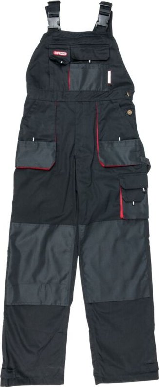 Ks Tools Arbeits-Latzhose Gr. 48 schwarz/anthrazit