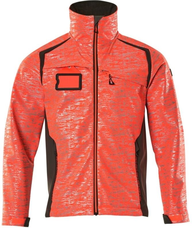 Mascot Softshelljacke mit Reflexeffekte 19202 Gr. 5XL hi-vis rot/dunkelanthrazit
