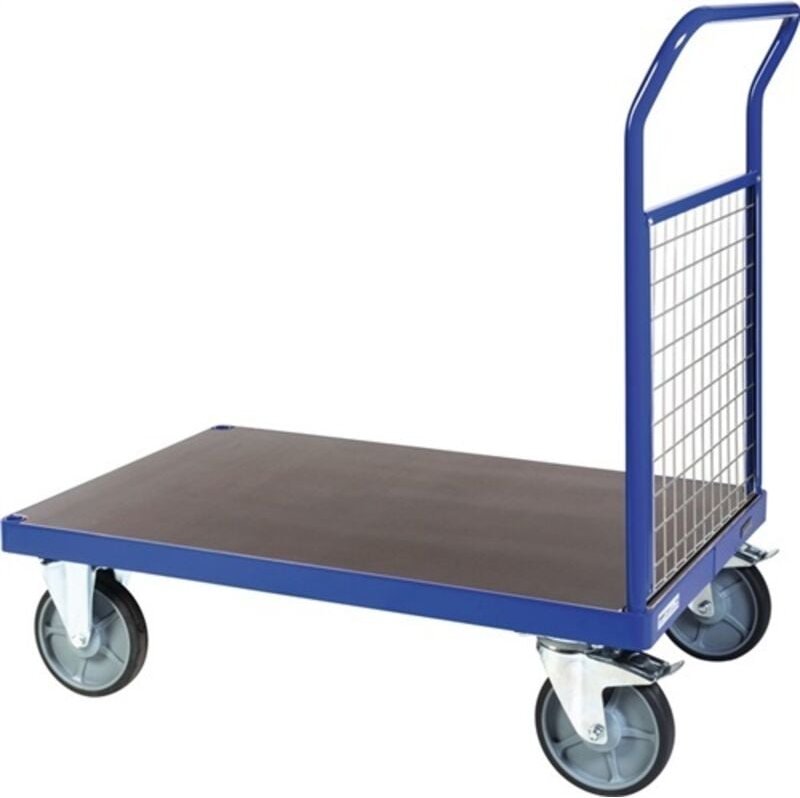 Protaurus Plattformwagen F600 mit Gitter- Stirnwand ohne Bordkante 850x500mm