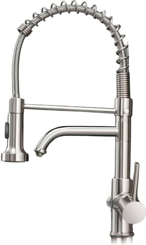 3 wege wasserhahn für osmoseanlage, abnehmbar, um 360 ° drehbar von Rosmmel die Hercules-Serie gebürstetes Nickel