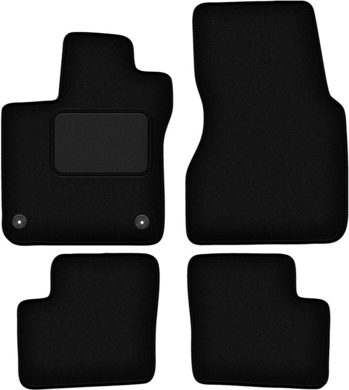 Thumbnail - Schwarze Veloursmatten für: Smart ForFour II Fließheck (2014-)