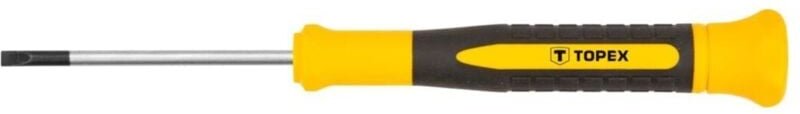 Topex - Präzisions-Schlitzschraubendreher 3x50 mm: ideal für Uhren und Elektronik