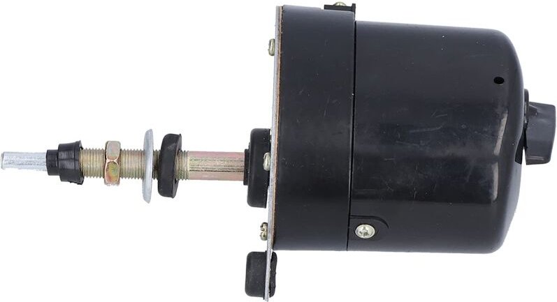 12V Scheibenwischermotor, Wischermotor Traktor dc 12V Scheibenwischermotor aus Metall 105° Wischfeld Universelles Zubehö...