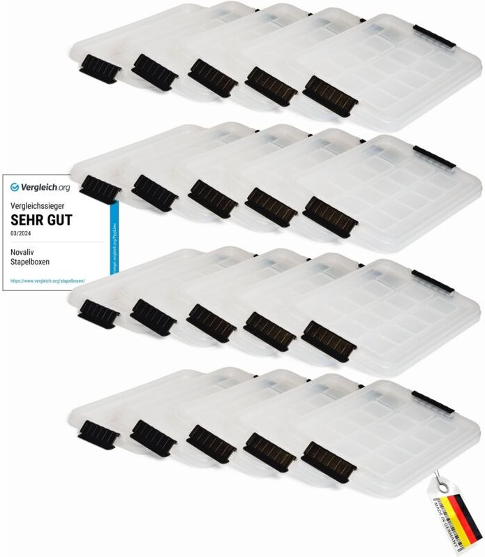 Novaliv - 20x Frischhaltedosen Deckel