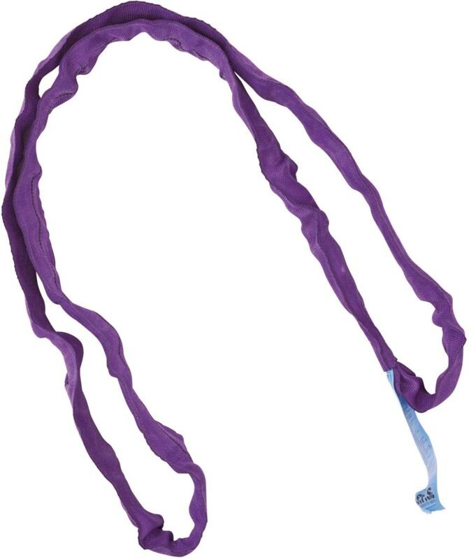 Rundschlinge 1000 kg in Violett - Hebeschlinge mit Doppelmantel nach Önorm EN1492-2, Polyester - 4m