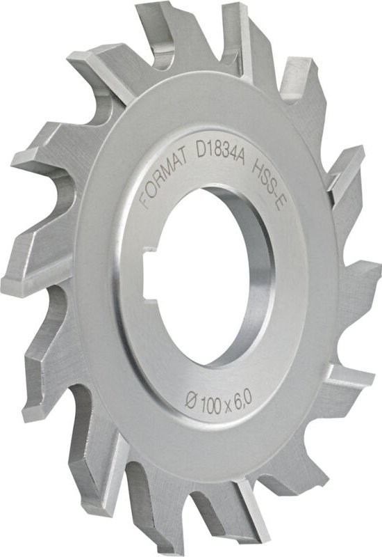 Scheibenfräser DIN885 hsse Typ hr Form a Kreuzverzahnt 80x5mm Format