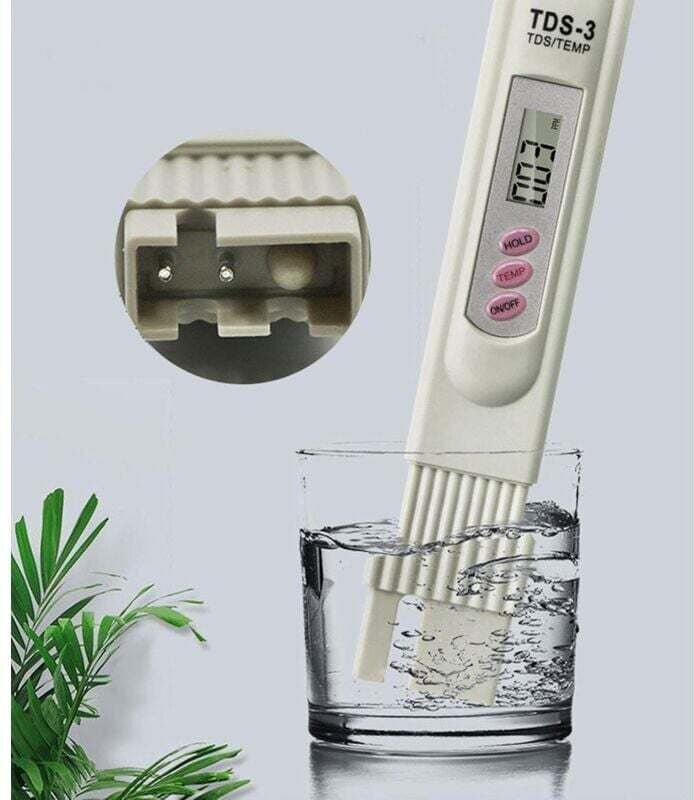 UlisemTDS-Messgerät – Trinkwasserqualitätstester – Hohe Genauigkeit – Messbereich: 0–9999 ppm – Digitaler Reinheitsteste...