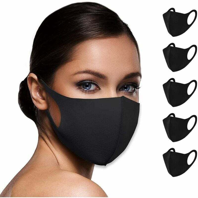 Waschbare Stoffmaske, einlagig, 100 % Unisex-Maske, wiederverwendbare Stoffmasken für Erwachsene, Kinder, Männer und Fra...