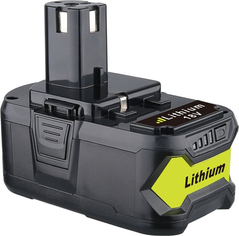 Pdstation - 18V Lithium 8.0Ah Akku Ersatz für Ryobi One Plus Akku P104 P108 P102 P103 P105 P107 P109 P122 BPL-1815 BPL-1...