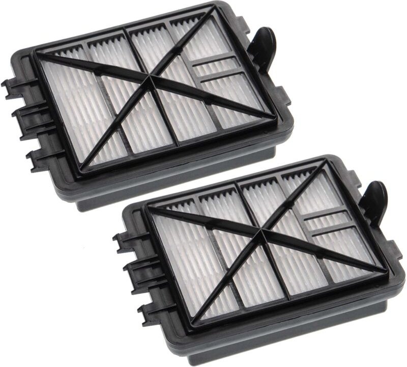 Thumbnail - 2x Staubsaugerfilter Ersatz für Kärcher 6.414-805.0, 64148050 für Staubsauger - Abluftfilter (EPA-Filter) Schwarz Weiß -...