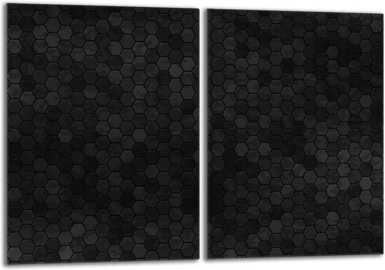 Glasschutzplatte für den Herd 2x40x52 Muster