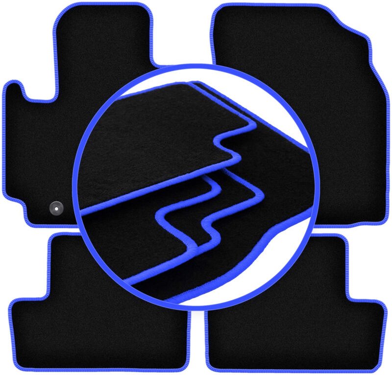 CARLUX-BLUE Autofußmatten für: Toyota RAV4 II 2WD 5-Türer (2001-2005)