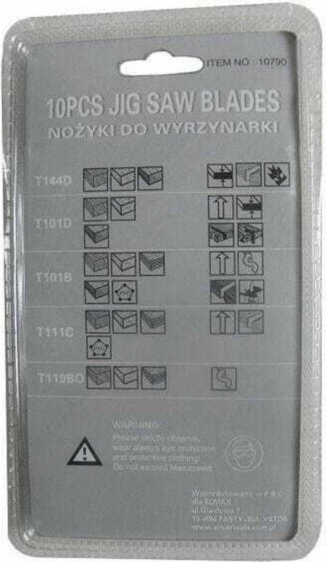 STICHSÄGEBLÄTTER 10 Stück / SILBER