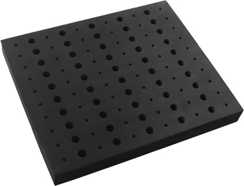 Thumbnail - 110 löcher Router Bit Tray Lagerung Halter für 1/4 Zoll 1/2 Zoll Schaft Fräser Bits Organizer