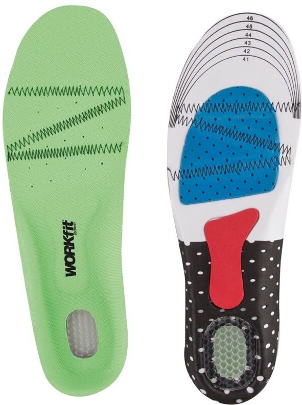 Professionelle Workfit-Evflatex+Gel-Einlegesohle