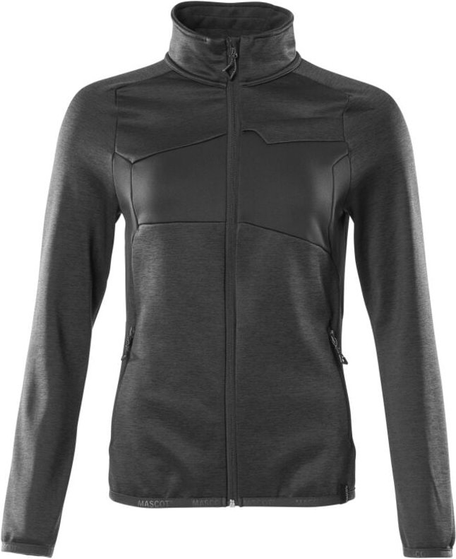 Mascot - Fleecepullover mit Reißverschluss 18153, Damen Gr. 2XL, schwarz