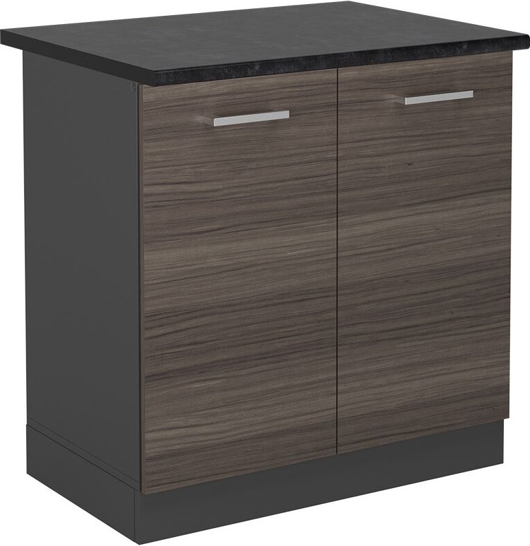 Thumbnail - Vicco - Spülenunterschrank R-Line, Edelgrau, 80 cm , ap Anthrazit