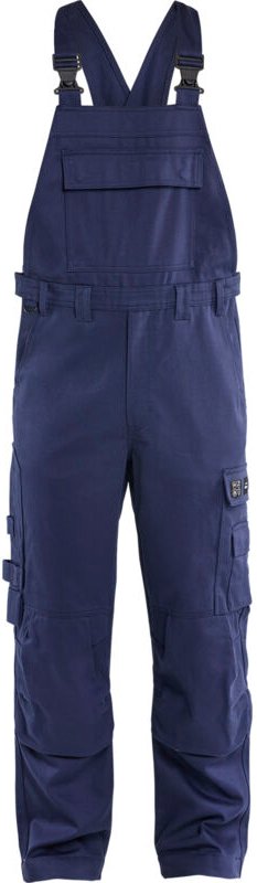 Schweißer-Overall mit Schultergurten 2601 - Marine/Gelb 48