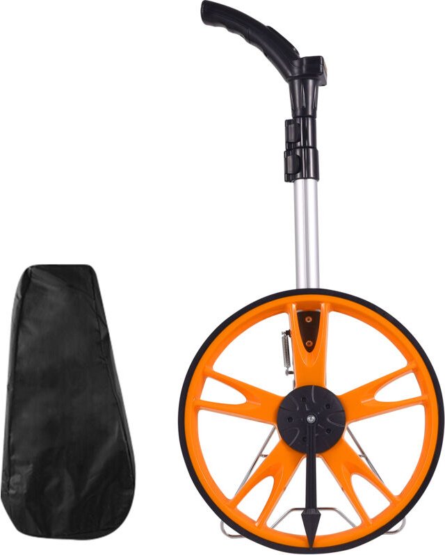 Mophorn-Messrad, 317,5 mm Durchmesser, 1040–710 mm Teleskop, 0–99999 ft/m, mit Tragetasche, zur Messung von Rasen-, Hart...