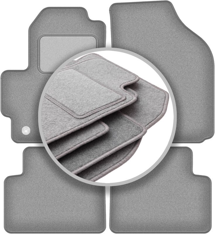 Graue Automatten für: Chevrolet Matiz Fließheck (2004-2009)