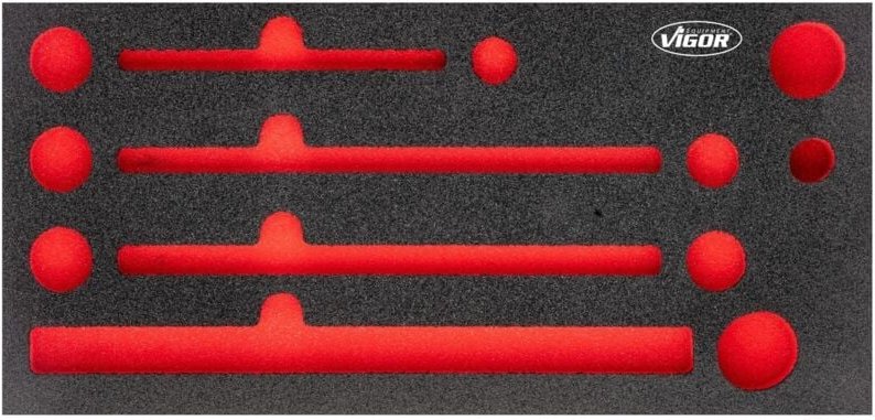 VIGOR Weichschaum-Einlage, leer, Art.Nr. V7723-L