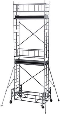 Geruest Experten - Rollgerüst 2 Bühne - Max. Arbeitshöhe 7.30m - IPP-0530T