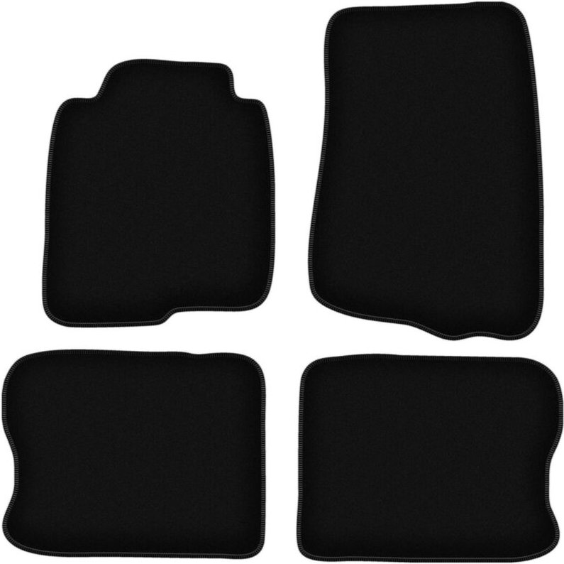 BASIC schwarze Veloursmatten für: Volvo 240 / 260 Kombi, Limousine (1974-1993)