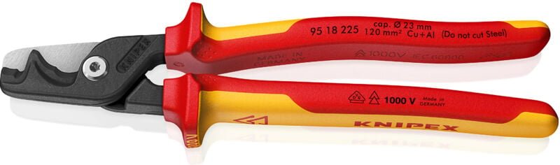 Knipex - vde StepCut xl 95 18 225 Kabelschere