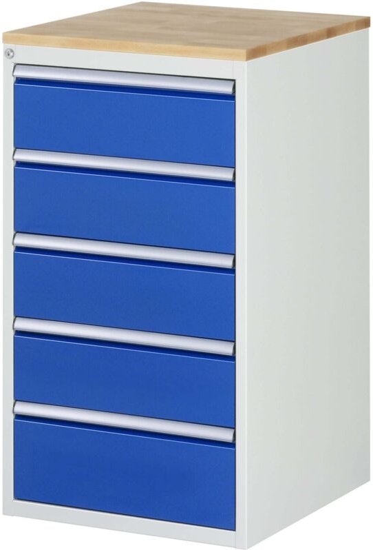 Schubladenschrank Buche-Top und 5 x Schubl.-L 4x180 1x210mm - RAU