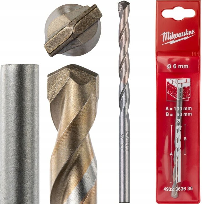 Beton-Schlagbohrmaschine 6,0 x 60/100 mm (1)