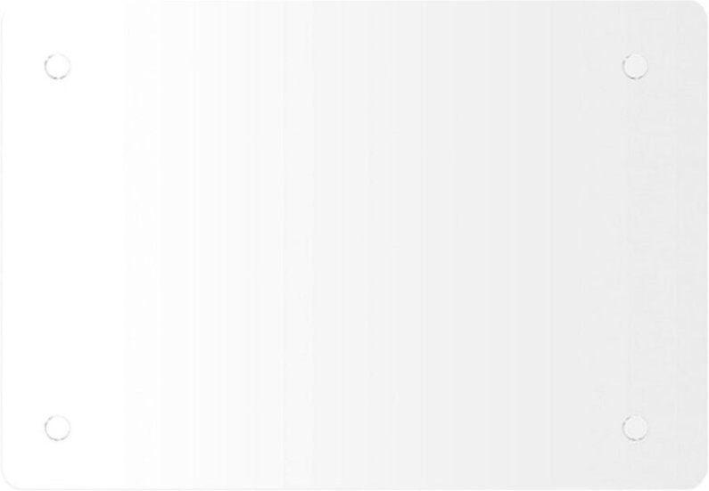 Michelino - Elegantes Glas-Schneidebrett - Stilvoll und Hygienisch für Ihre Küche Transparent 20 x 30 cm