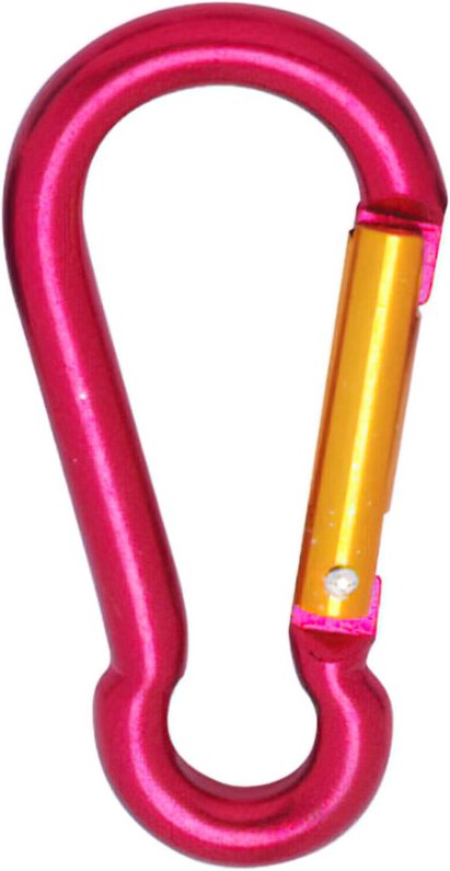 Aluminium-Feuerwehrkarabiner Farblich sortiert 60 mm. für Schlüssel