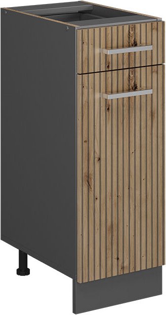 Vicco - Küchenunterschrank R-Line, Artisan-Eiche, 30 cm ohne Arbeitsplatte