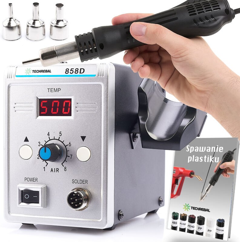 TECHREBAL 858D Heißluft-Lötstation