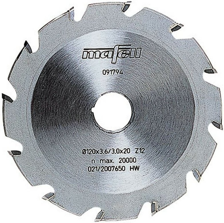 Nutenfräsblatt Fräsblatt Fugenfräse Fräse KFU1000E 120x3,6x20 Z12 091794 - Mafell