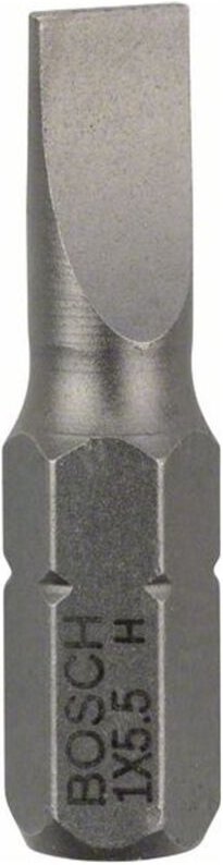 Schrauberbit Extra-Hart, s 1,0 x 5,5, 25 mm, 25er-Pack - Bosch