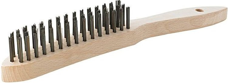 Handdrahtbürste Stahl glatt 5-reihig mm Format