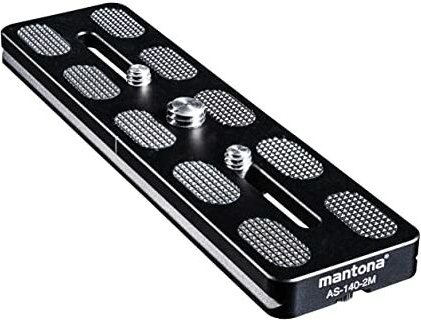 Thumbnail - Mantona - Arca Swiss - Schnellspanner-Schuh (140 mm), schwarz